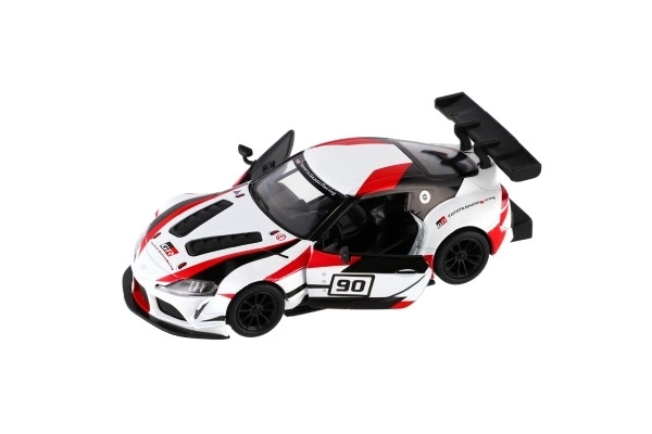 Auto Kinsmart Toyota GR Supra Racing métal 13 cm