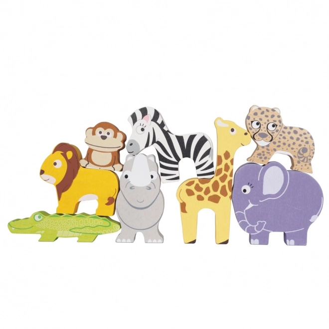 Le Toy Van Petilou Tour Empilable Afrique 9 pcs