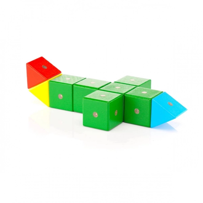 Blocs magnétiques en bois WABI 40 pièces