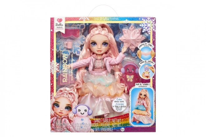 Rainbow High Poupée de mode d'hiver - Bella (Rose) TV
