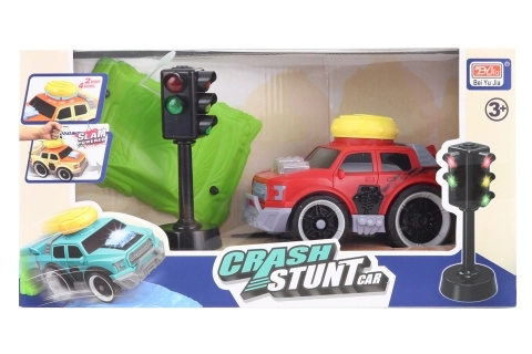 Voiture à piles + feu de signalisation