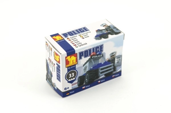 Jeu de construction Dromader - voiture de police 33 pcs