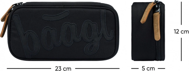 Set scolaire Baagl Skate Max Darkness : sac à dos, trousse et sac