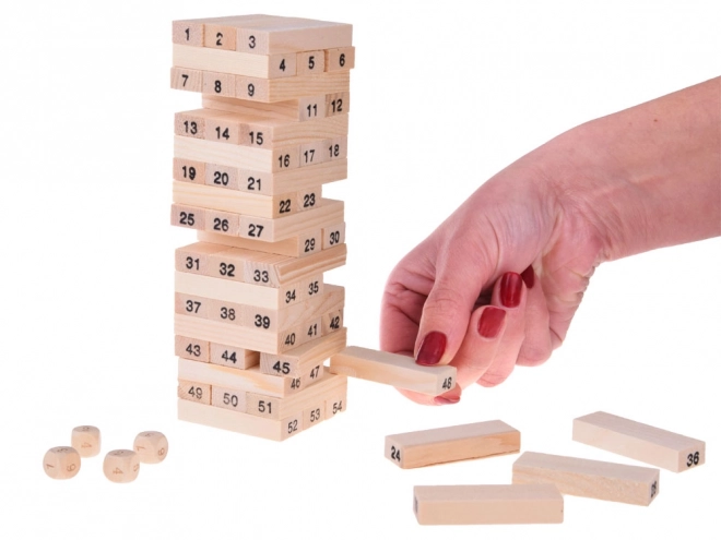 Jeu de tour en bois