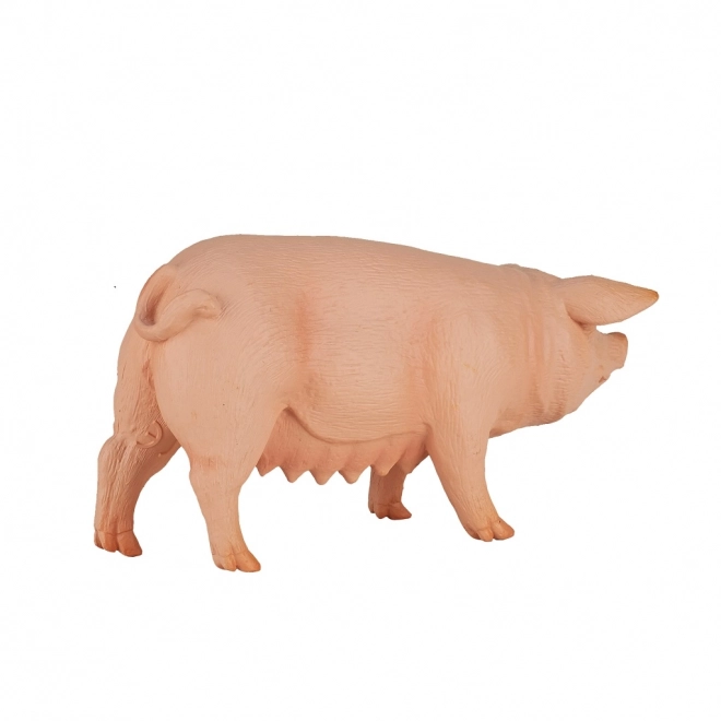 Figurine réaliste en plastique de truie