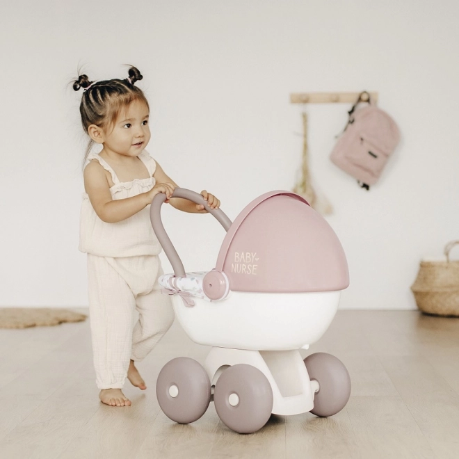 Poussette beige profond pour bébés BN