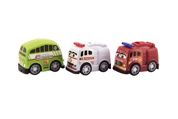 Ensemble de petites voitures en plastique - 10 pièces