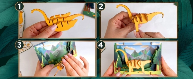 EscapeWelt 3D puzzle en bois Brontosaure