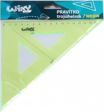 triangle rectangle néon 16 cm