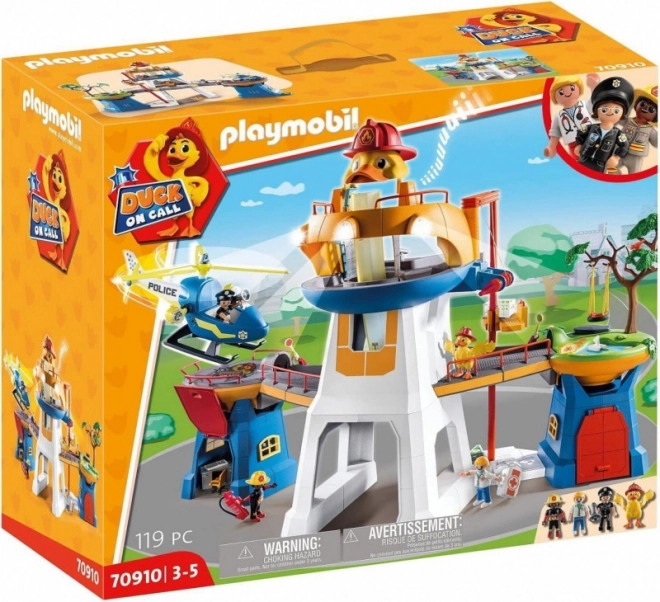 PLAYMOBIL DUCK ON CALL quartier général