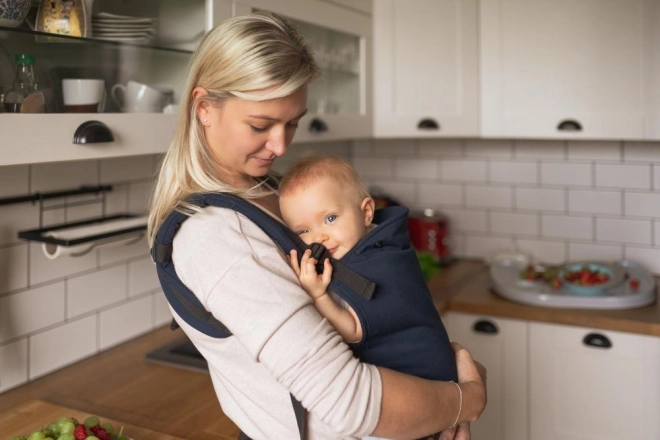 Porte-bébé ergonomique MoMi COLLET gris