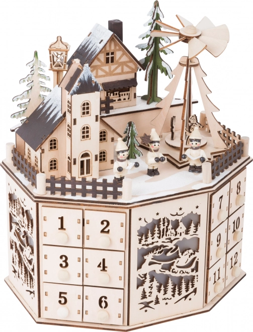 Calendrier de l'Avent avec pyramide de Noël Small Foot