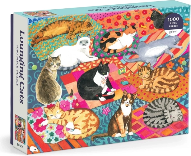 Puzzle Galison Chats paresseux 1000 pièces