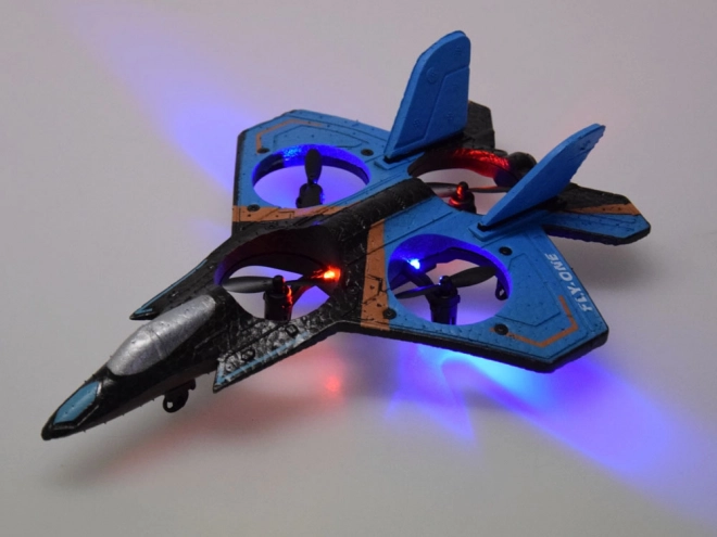 Quadcopter drone télécommandé avec LEDs