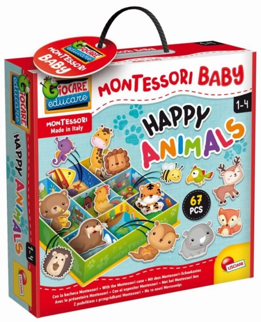 Boîte Montessori pour bébé - animaux