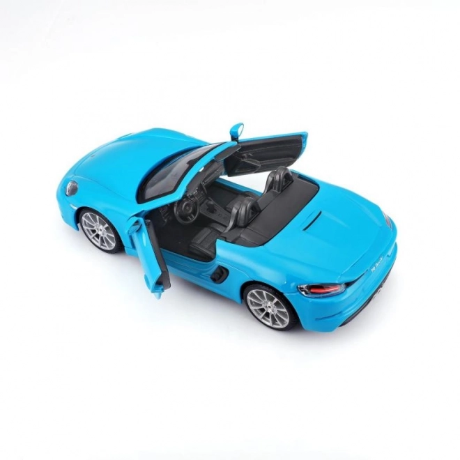 Bburago 1:24 Porsche 718 Boxster Bleu