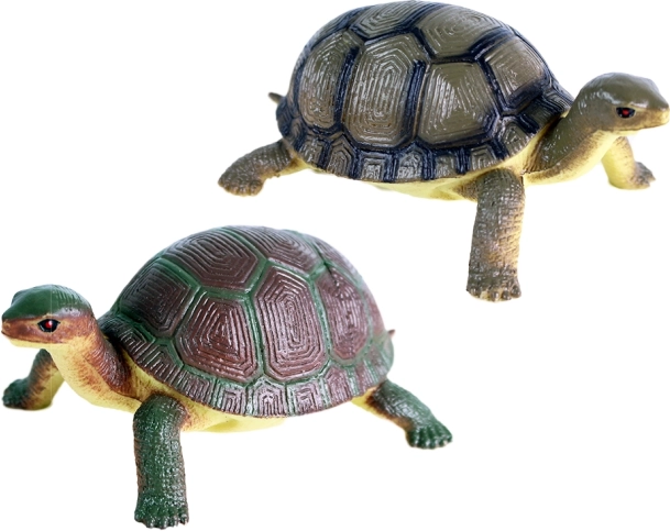 Tortue en plastique 12 cm - différents types