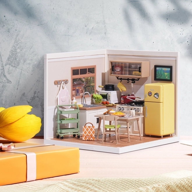 Miniature RoboTime Maison de Poupée Cuisine de Happy Meals