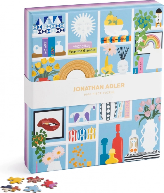 GALISON Puzzle Jonathan Adler - Shelfie 1000 pièces