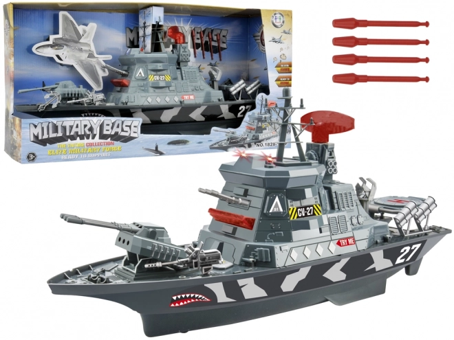 Navires militaires Militaires Lumières Sons