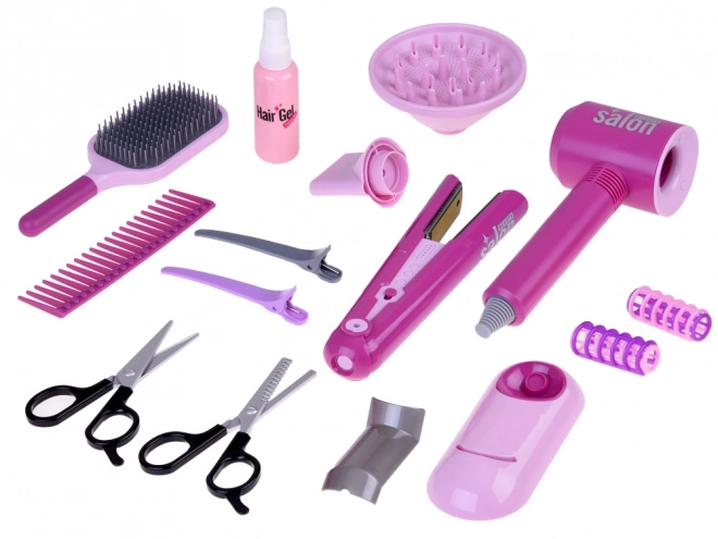 Petite trousse de coiffeuse sèche-cheveux fer à lisser accessoires ZA5215