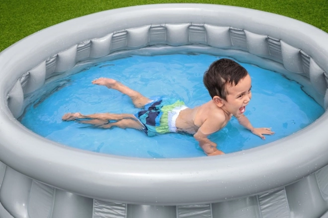 Piscine gonflable pour enfants vaisseau spatial 152x43cm en boîte 30x30x7cm