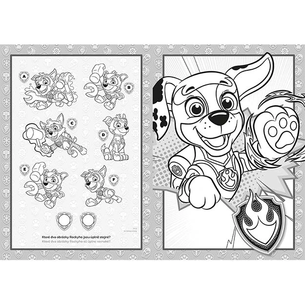 Livre de coloriage A4 Paw Patrol