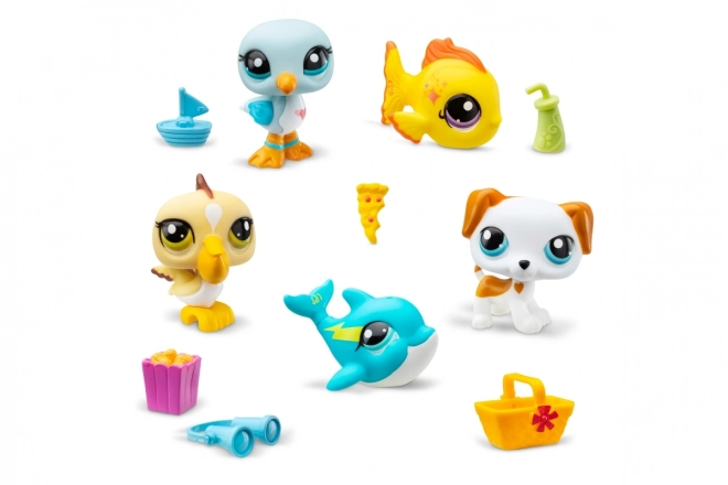 Littlest Pet Shop ensemble figurines de plage