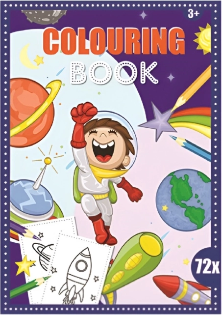 Livre de coloriage Espace A4, 72 pages