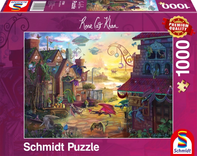 Puzzle Poste de Dragon 1000 pièces