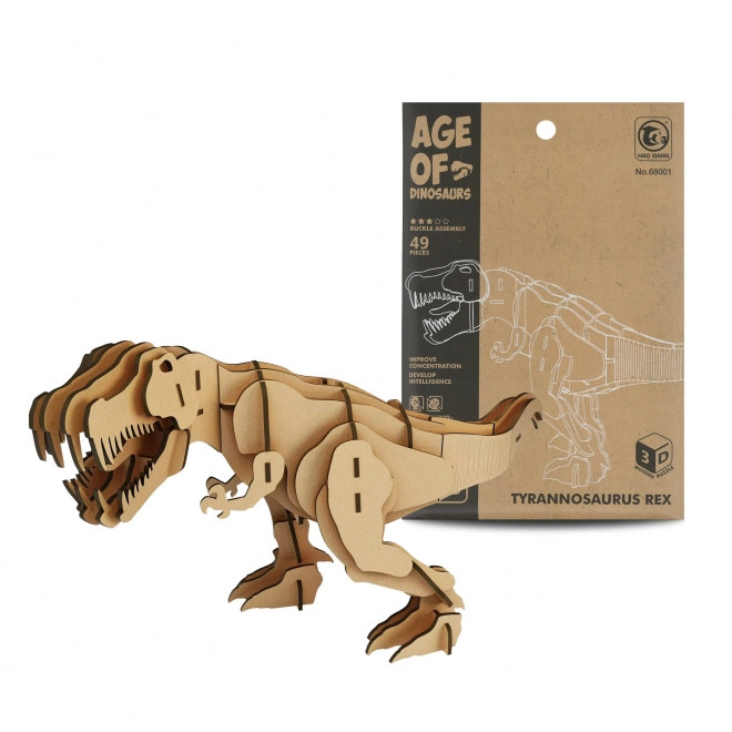 Puzzle 3D en bois Tyrannosaurus Rex