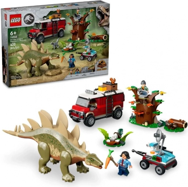 LEGO Jurassic World Missions dinosaures : Découverte du stégosaure