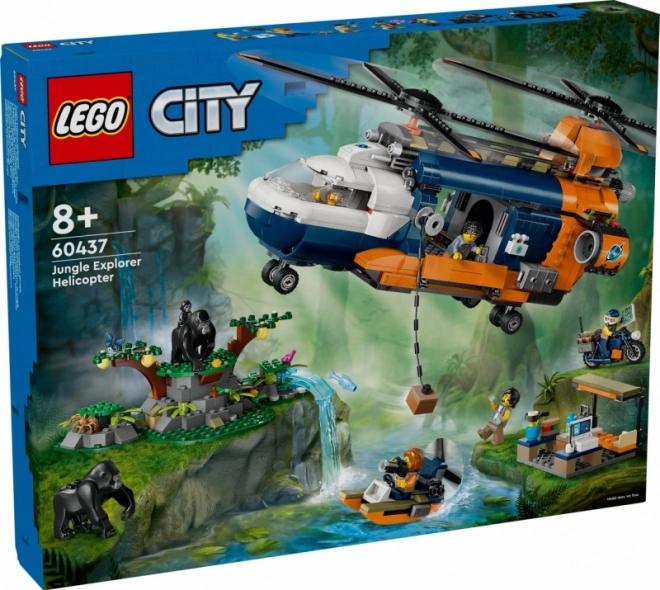LEGO City 60437 Hélicoptère pour l'exploration de la jungle au camp de base