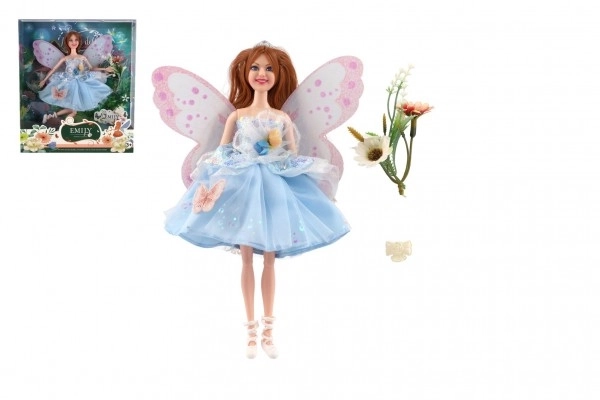 Poupée de fée avec ailes articulées et accessoires