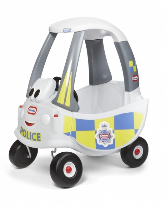 Cozy Coupe Voiture de police blanche