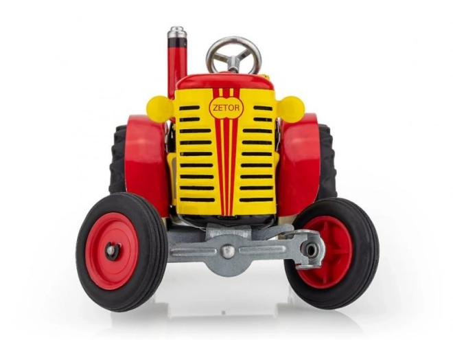 Tracteur Zetor rouge à clé métal 14cm 1:25 en boîte Kovap