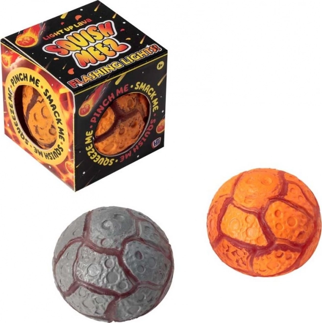 Balle anti-stress lumineuse Lave
