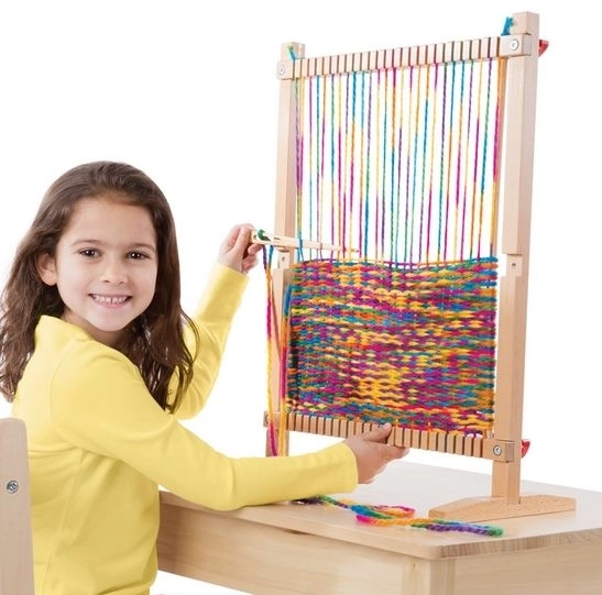 Métier à tisser en bois pour enfants
