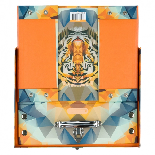 BAAGL Valise scolaire pliable Tiger avec ferrures