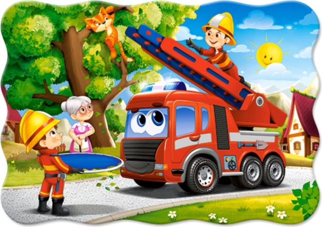 puzzle pompiers au secours 30 pièces