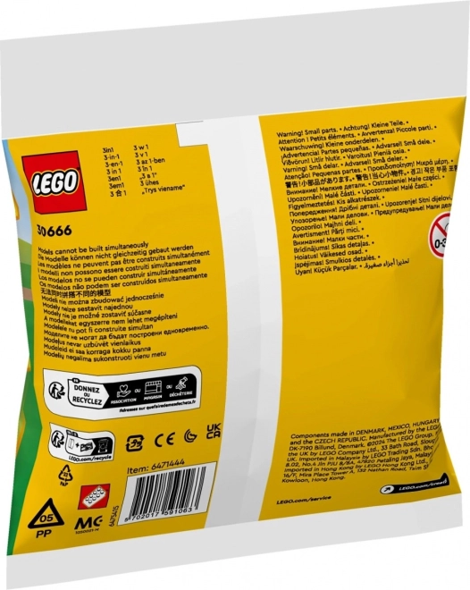 Jeu de construction LEGO Creator 3en1 Amis des animaux