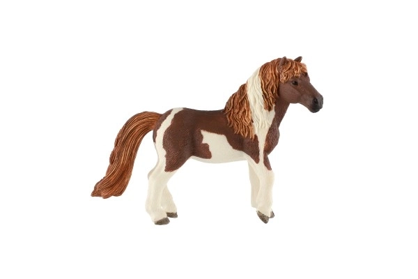 Poney domestique Shetland en plastique zooté 12cm dans un sachet