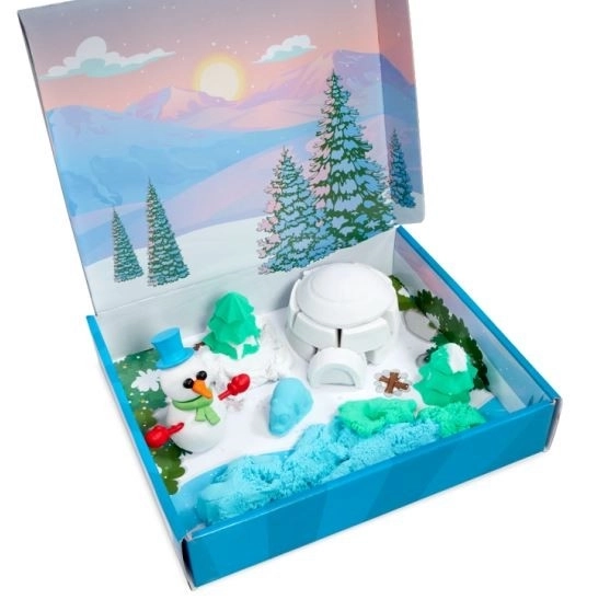 Sable Kinetique Super Sand Bonhomme de Neige