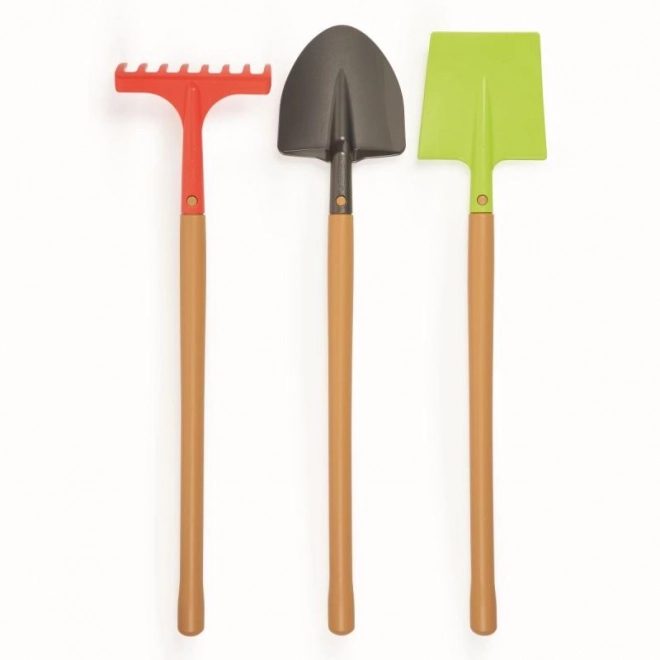 Ensemble d'outils de jardinage de grande taille (3 pcs) 70 cm