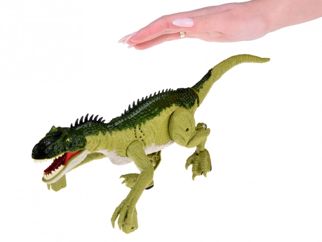 Dinosaure vert télécommandé