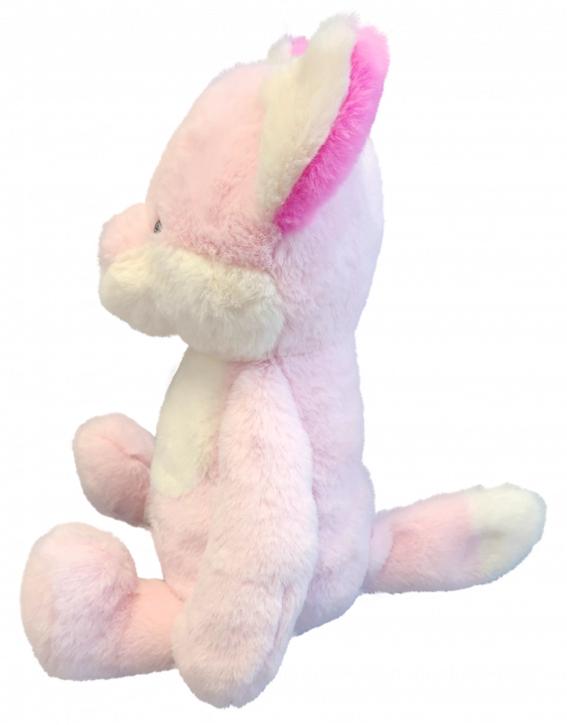 Renard en peluche rose
