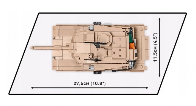 COBI 2622 Forces armées Abrams M1A2, 1:35, 982 k, 1 f