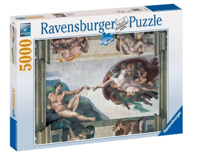 Puzzle Ravensburger Michelangelo: La Création d'Adam