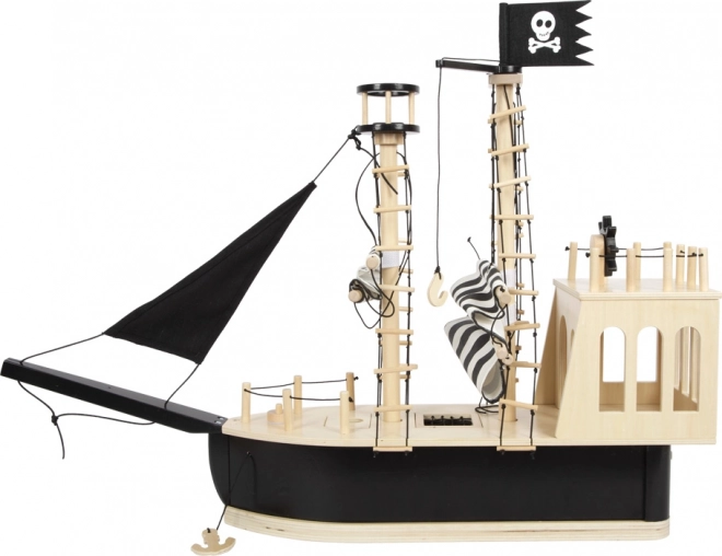 Navire pirate en bois pour enfants