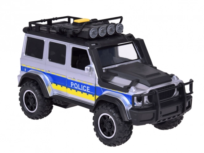 Voiture de police tout-terrain avec lumières et sons